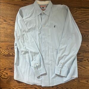 Thomas Pink baby blue Men’s casual Button Down | size XL